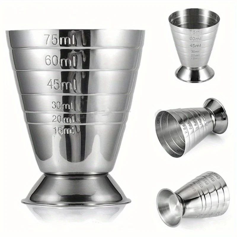 1pc Measuring Glasses with Graduations - Perfect for Measuring Cocktails & Mixed Drinks Drink Measuring Cup Ounce Cup