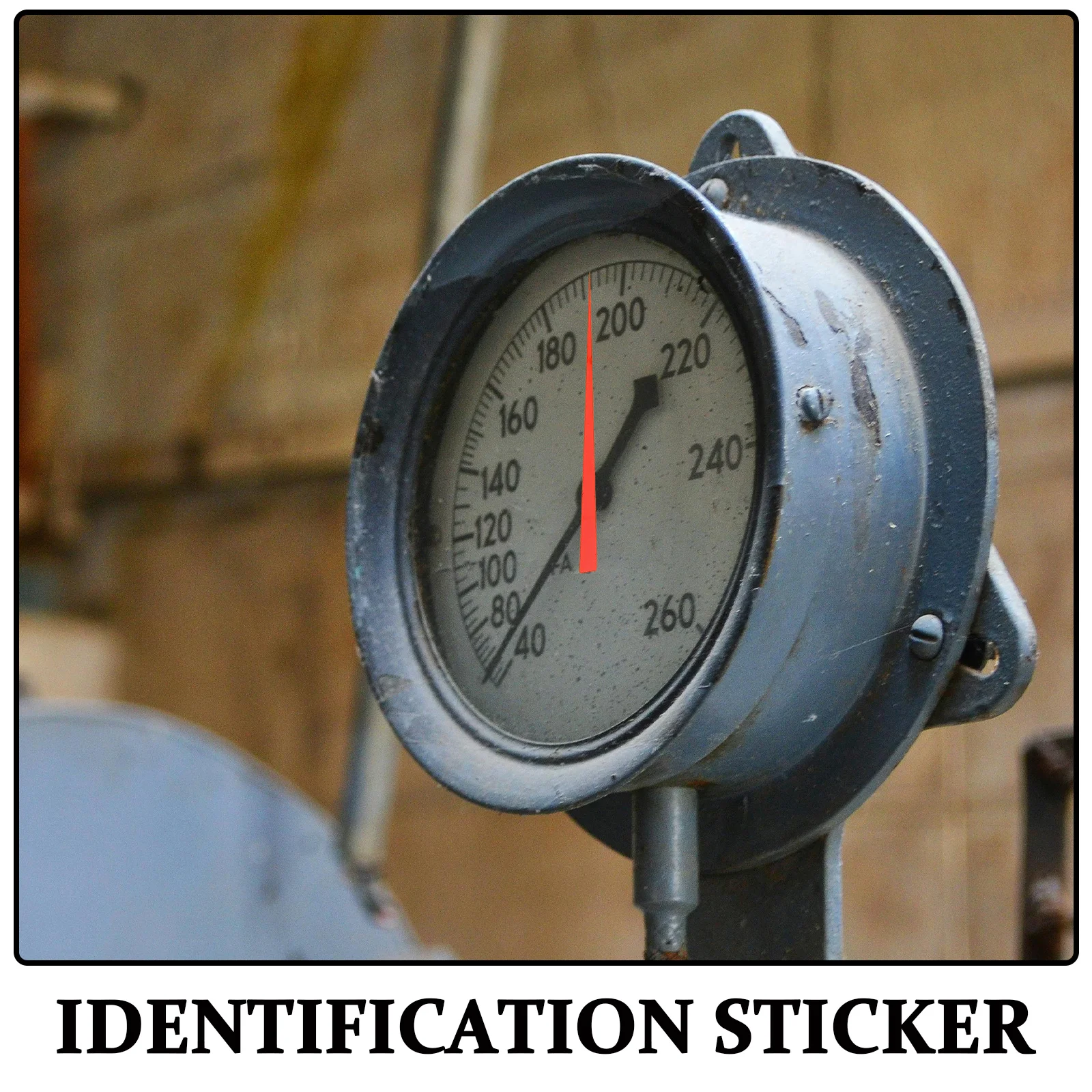 ملصقات سهم عاكسة مقاومة للماء لقياس ضغط الآبار طقم اختبار هيدروليكي لقياس عمود الماء سهل الاستخدام عالي