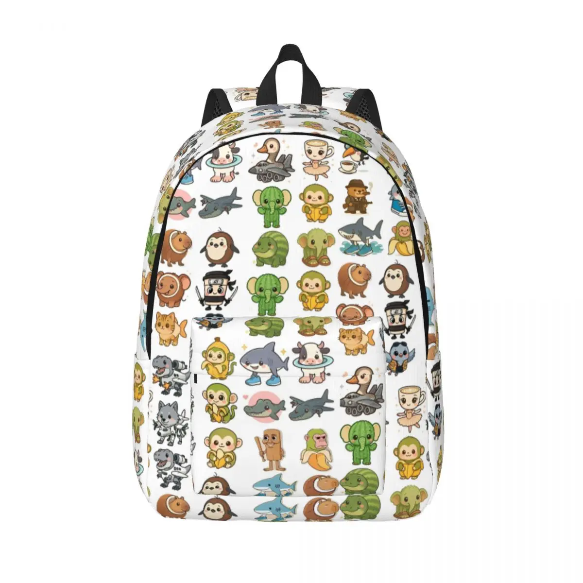 حقيبة ظهر إيطالية Brainrot مضحكة AI Meme للرجال والنساء، حقيبة كتف للكمبيوتر المحمول من Tung Sahur هدية #1