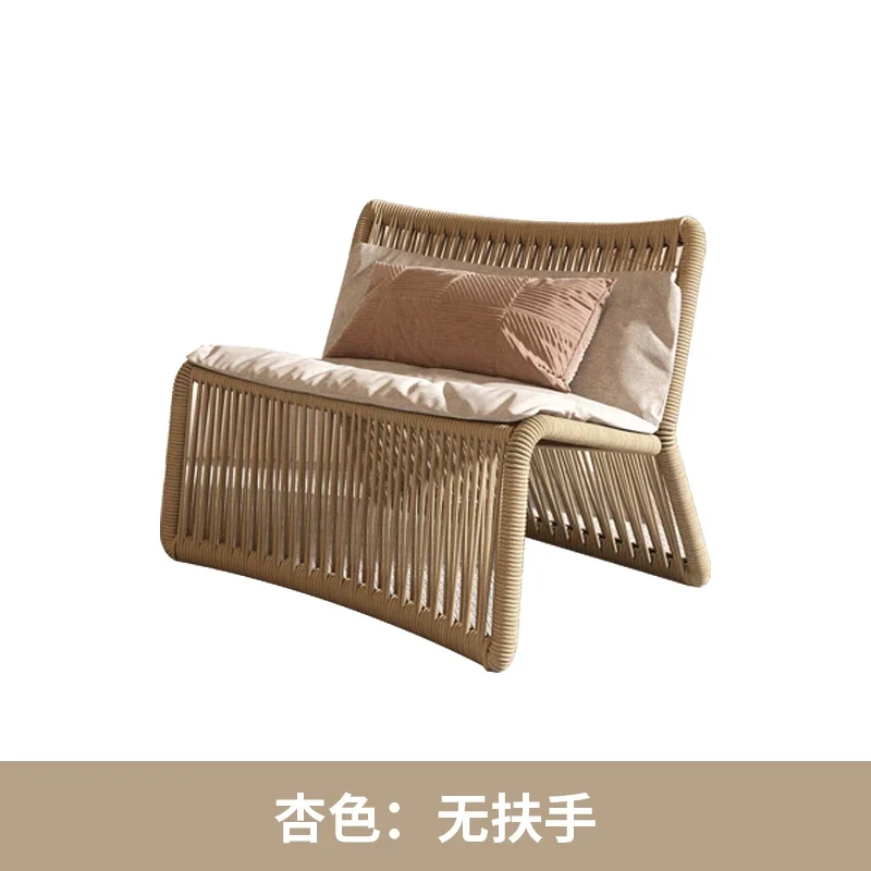 

Balcony Leisure Chair Home Homestay Single Sofa Light Luxury Lazy Chair Living Room Back Chair