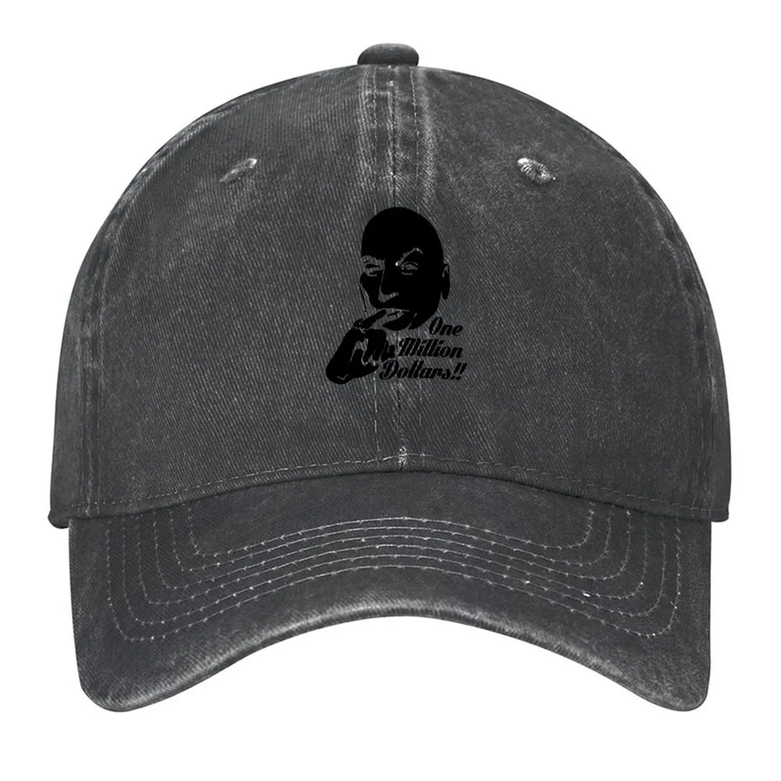 

Dr. Evil One Million Dollars - black outline Baseball Cap designer cap tactical cap sun caps For Men Women's