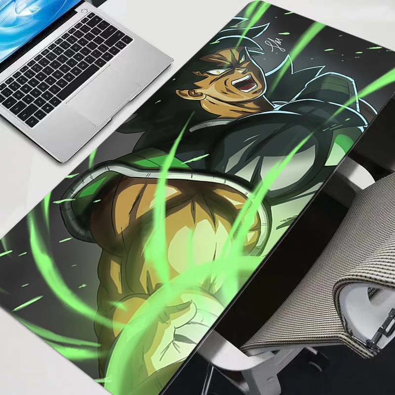 

Broly Dragon Ball Z Large DBZ Mouse pad pc speed For e-sports players 800x300 Laptop Computer Keyboard desk Mat xxl mousepad