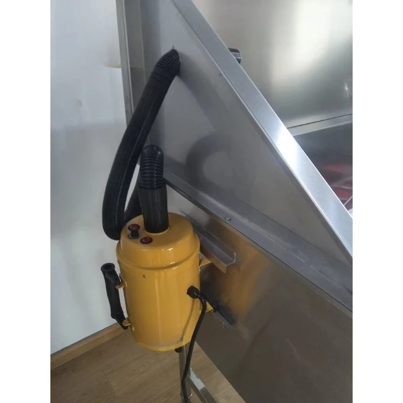 อ่างอาบน้ำสัตว์เลี้ยงสำหรับงานหนัก ES-3 พร้อมประตูแบบเคลื่อนย้ายได้และเครื่องเป่าลมแห้งเร็ว ทำความสะอาดง่าย