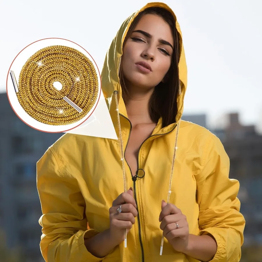 1 P حجر الراين أربطة أحذية جولة بريق للأحذية الرياضية كريستال بلينغ الماس حبل سلاسل الأحذية