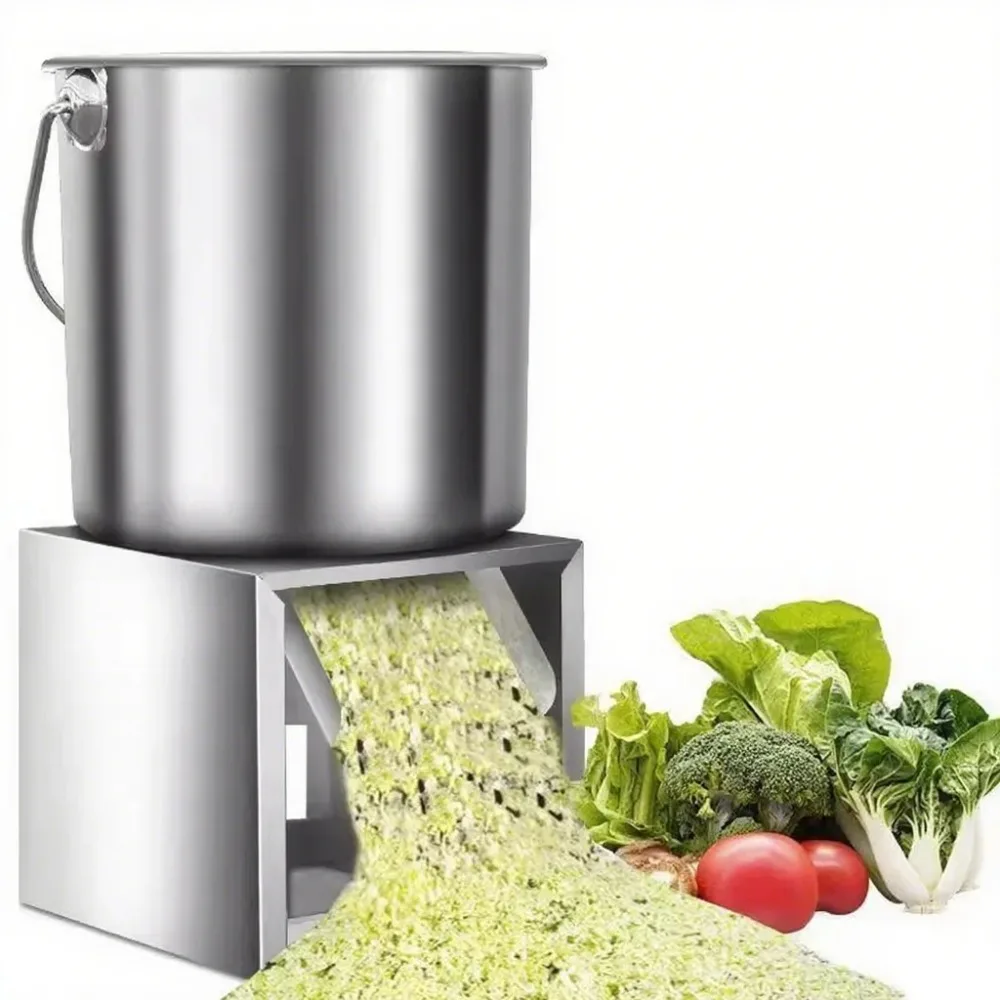 Stainless Steel Electric Vegetable Chopper Grass Crusher with Free Spare Blades for Poultry Chicken Duck Goose Feed