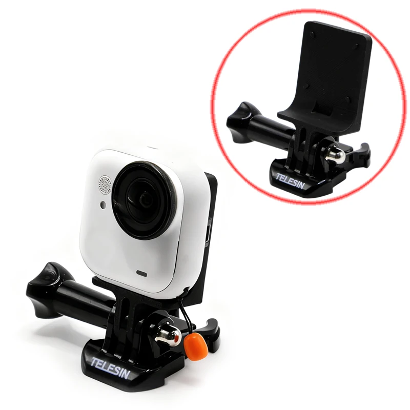 

Адаптер для велосипедного шлема, крепежный кронштейн для камеры, магнитный держатель, совместимый с креплением интерфейса GoPro для Insta360 Go Ultra