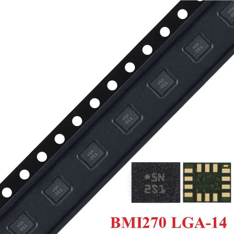 5PCS/lot BMI270 LGA-14 6-axis Intelligent Low-power Inertial Measurement Unit Sensor IC Chip New Original