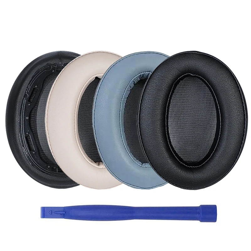 Breathable Earmuffs Leather Earpads for WH H910N Earphone Earpads Comfortable Headset Earpads Cushion LX9A