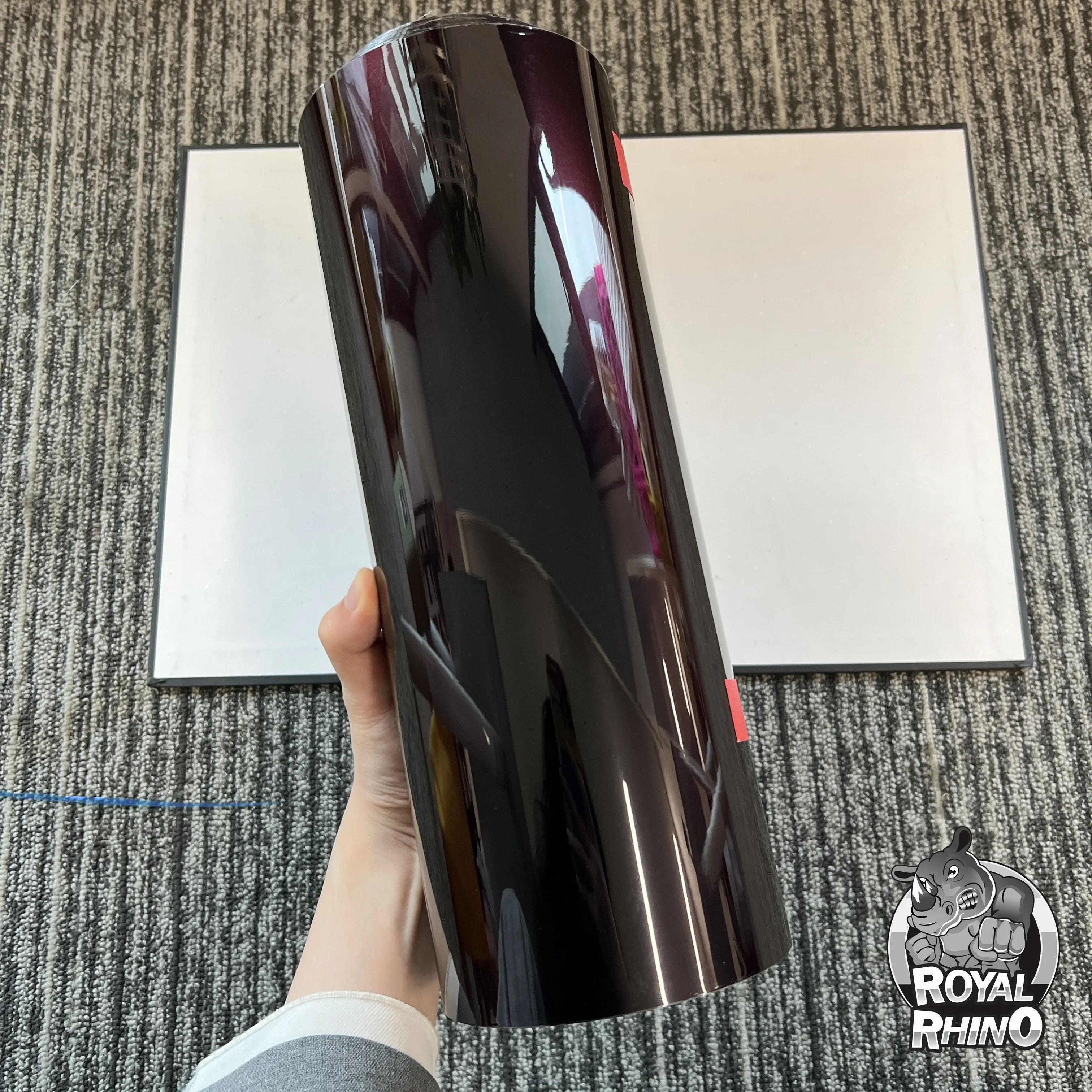 PET Super Glossy Metallic Madeira Magic Color Shift Rainbow Drift Black Red Car Wrap Vinyl Sticker Film 30/50CM*1.52/3/15M