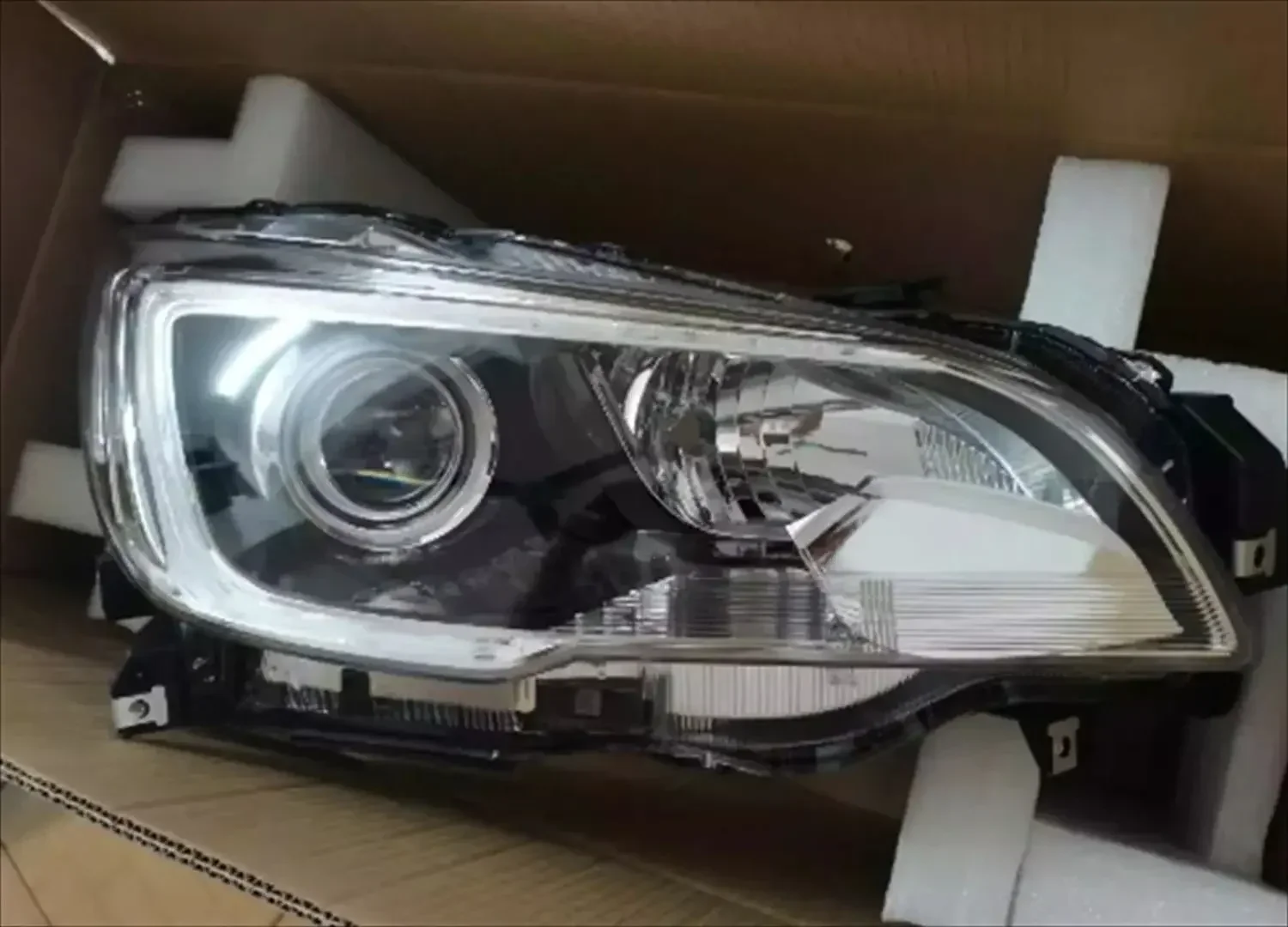 Car Led Headlight for Subaru Outback 15-18 Daytime Running DRL Headlamp Low High Beam