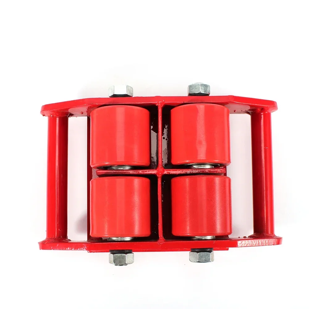 

# 6/8/12Ton Heavy Duty Machine Dolly Skate Machinery 4/6/8 Roller Mover Cargo Trolley Cart 360° Rotation #