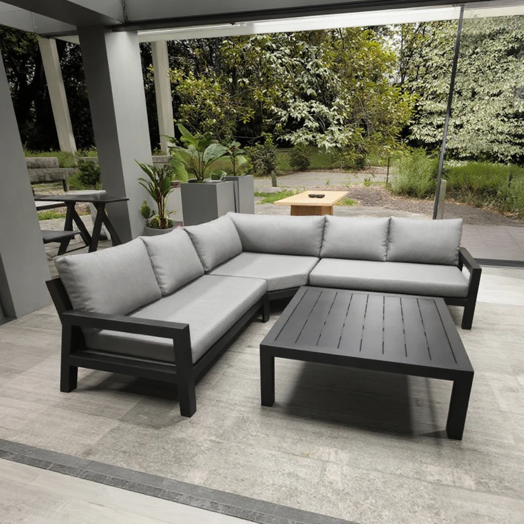 Outdoor Furniture On Sale - Dış Mekan Kalın Dolgulu Alüminyum Kanepe