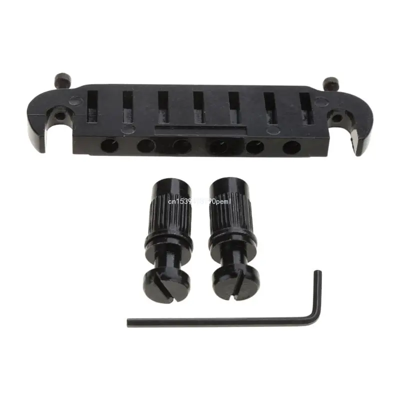 Adjustable Guitar Saddle Electric Guitar Small Integrated Bridge Wraparound Bridge Stop Tailpiece Electric Guitar Parts