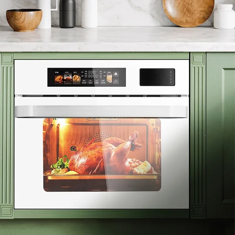 60L Large-Capacity Electric Steam Oven, Single-Door Household Oven, Built-In Baking Oven, Steam/Bake/Air Fryer 220V(Customized) view 4