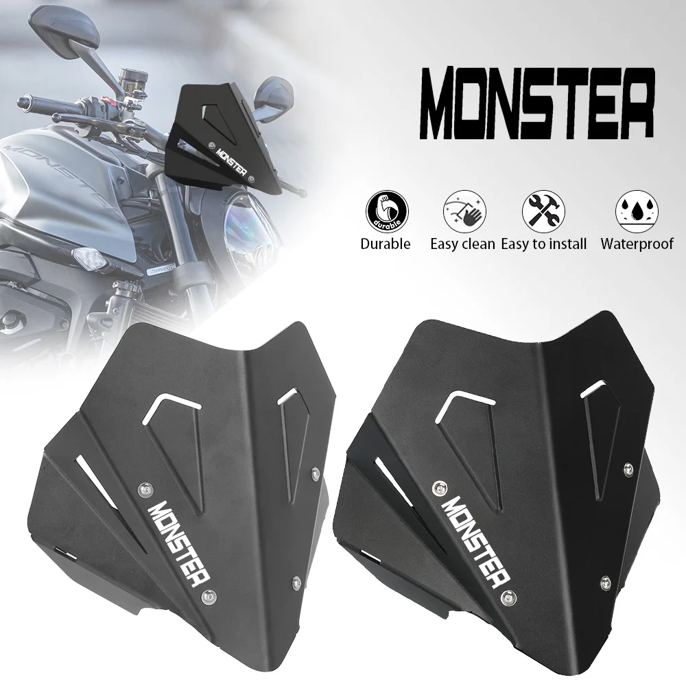 

MONSTER937 2021-2023 2024 Motorcycle Headlight fairing Windshield Windscreen Wind Shield Deflectore FOR DUCATI MONSTER 937 Plus