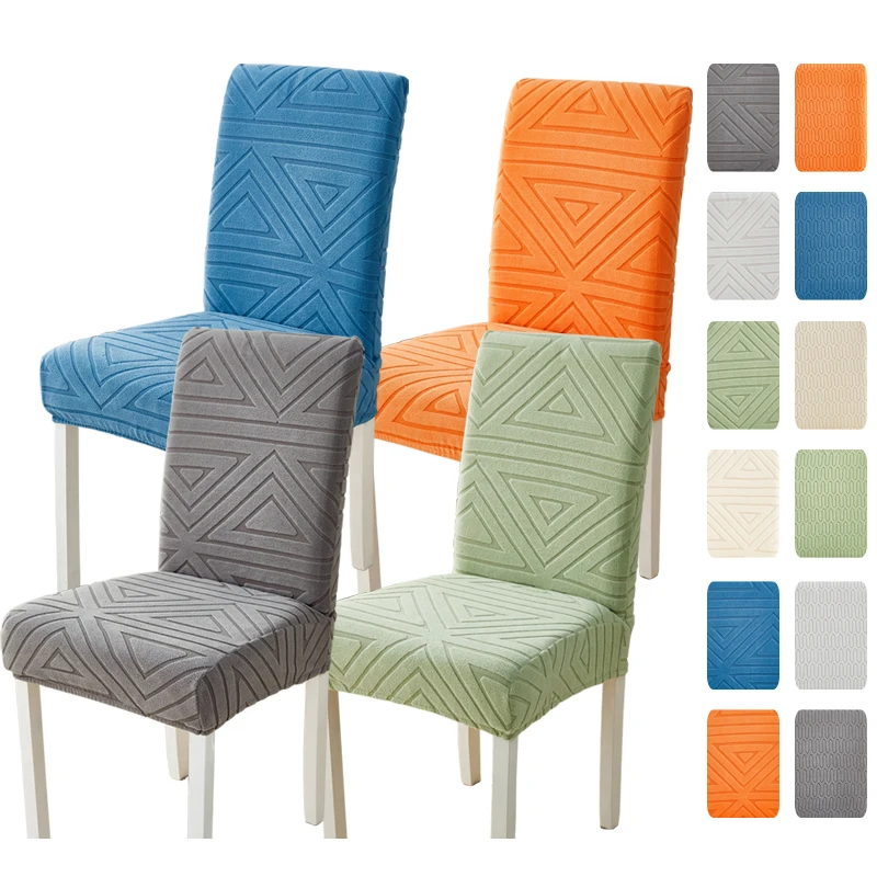 Chair Covers,Stretch Dining Modern Chair Slipcovers Jacquard Universal Armless Chair Protector for Home Kitchen