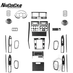 For Suzuki Grand Vitara 2006-2013 Carbon Fiber Radio CD Shift Window Lift Panel Car inside Accessories decorative Sticker