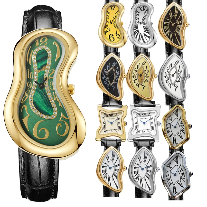 surrealist-art-melting-clock-watch-unique-soft-time-quartz-wristwatch-with-leather-band-creative-fashion-watch-for-men-women