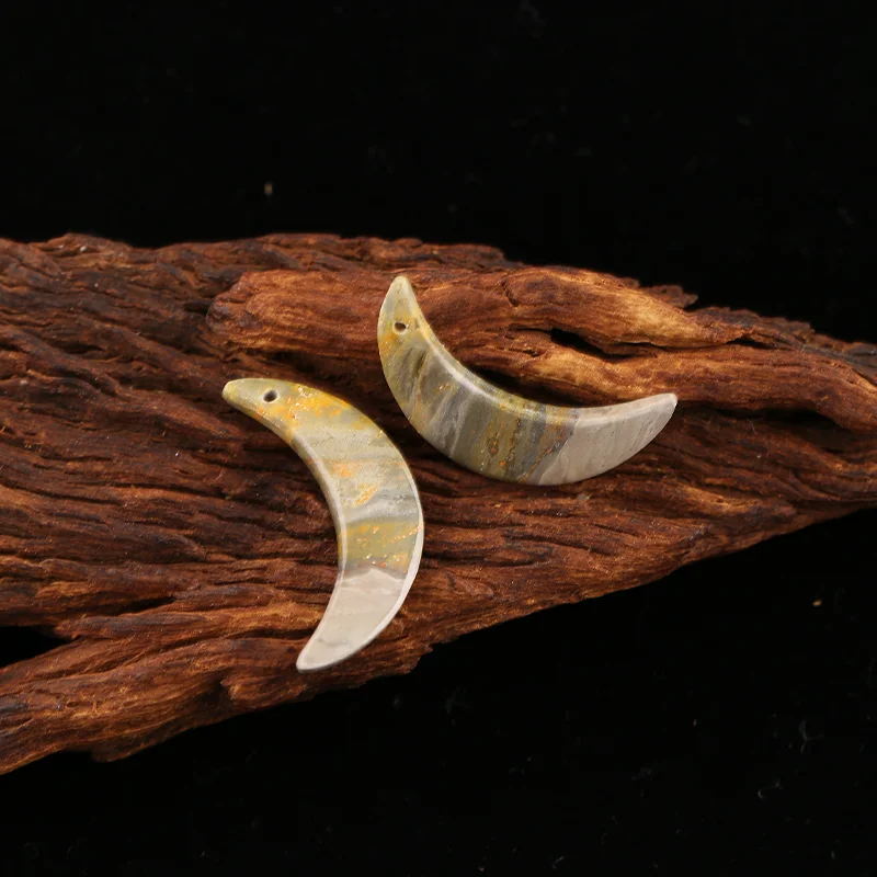 B&F Bumble Bee Stone  Earring Beads for Jewelry Making, Handmade Natural stones beads, Stones for jewelry Making Supplies