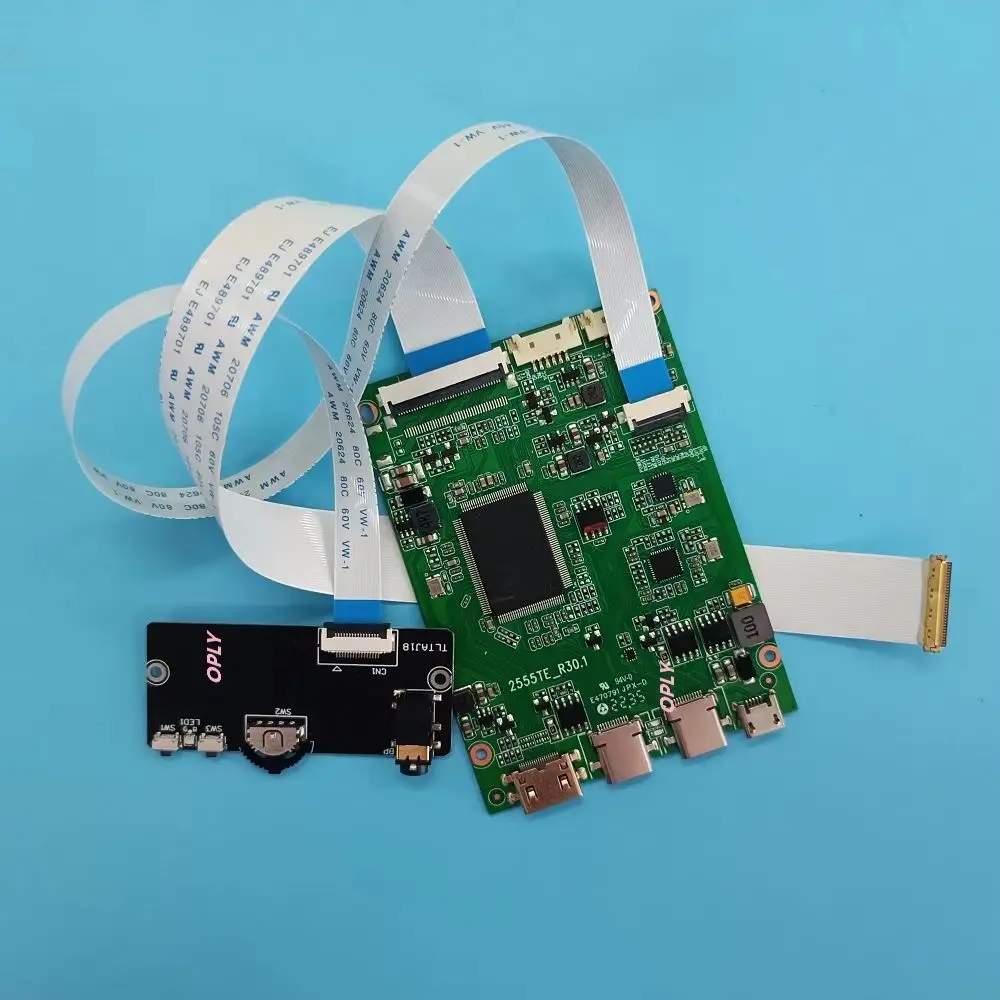 Mini HDMI-compatible Mini USB panel EDP Controller board Type-c 2K for M133NWN1 M133NWR9 M140NWR4 M140NWR6 LCD LED 1366x768 DIY