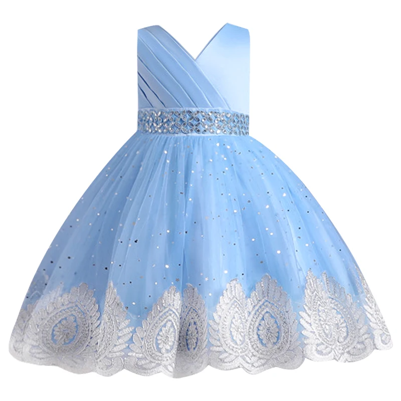 Kids Girl Tutu Birthday Princess Party Dress for Girls Infant Lace Children Bridesmaid Elegant Dress for baby Girls Clothes