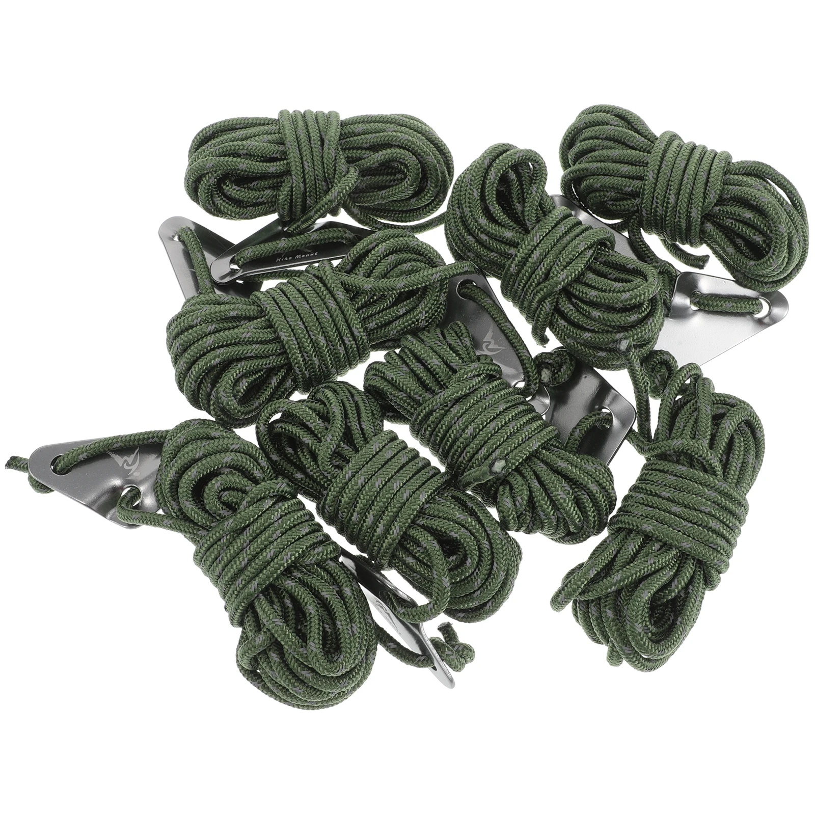 

8pcs Tent Rope Camping Outdoor Rope Wind Resistant Reflective Polyester Twine For Tree Climbing Gear Mountaineering Lines