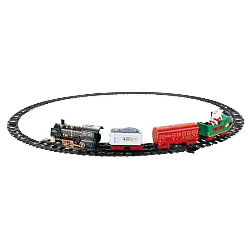 

Christmas Tree Train Set Christmas Decoration Hangings Railway Car Playsets Kids Train Toys Creative Educational Toys For