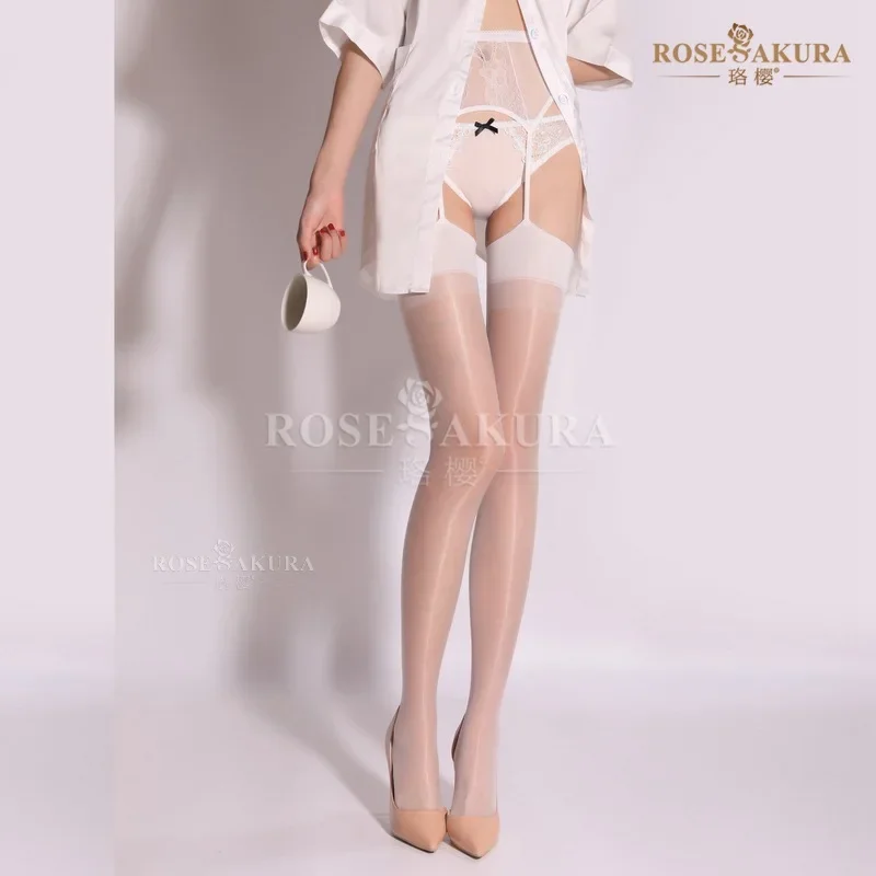 

Цельные блестящие сексуальные шелковистые блестящие чулки серии Cherry Blossom8203Aurora серии【в комплект входят】