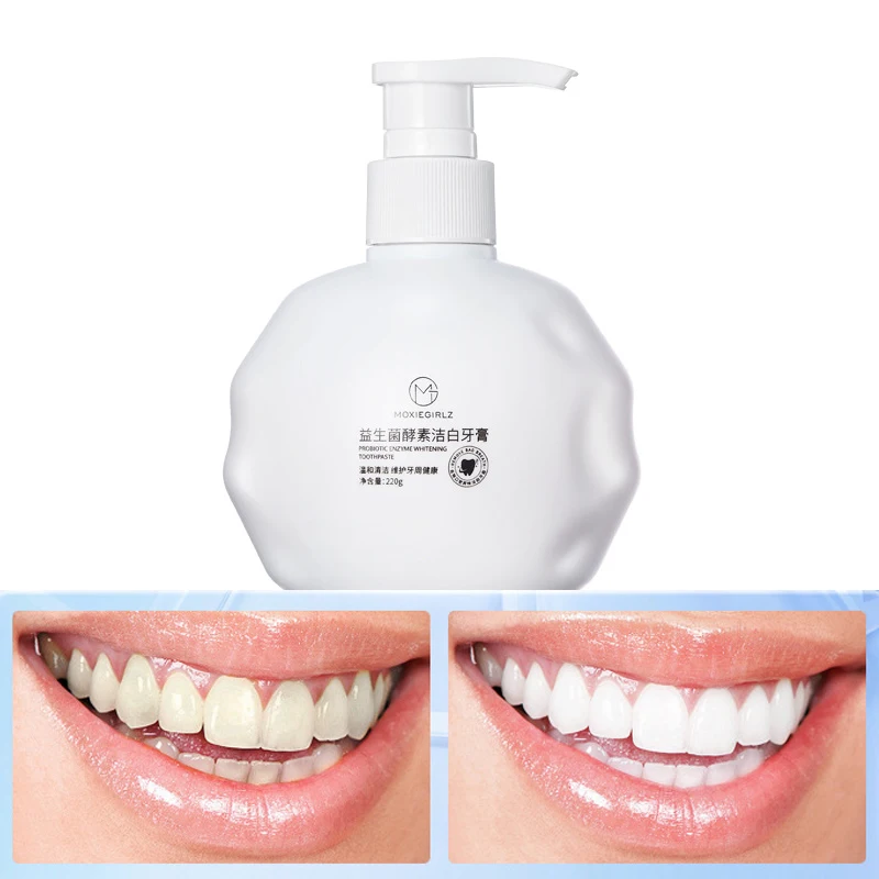 

Probiotic Enzyme Whitening Stains Removing Fresh Oral Cavity Prevention and Pressing Toothpaste Brightening