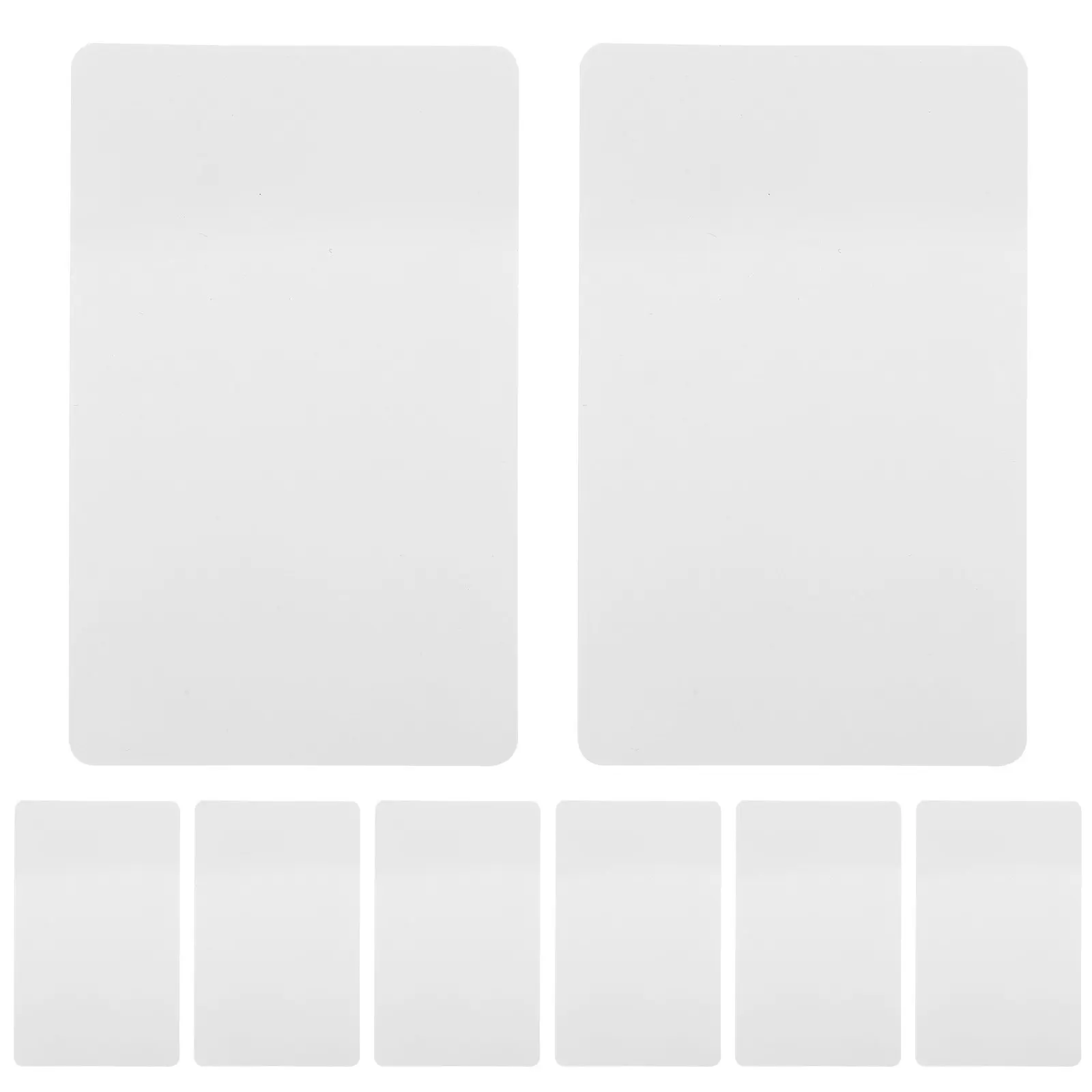 30 cartes PVC avec puce intégrée pour badges d'accès sécurisé, cartes de contrôle PVC vierges, cartes d'enregistrement vierges, cartes de crédit