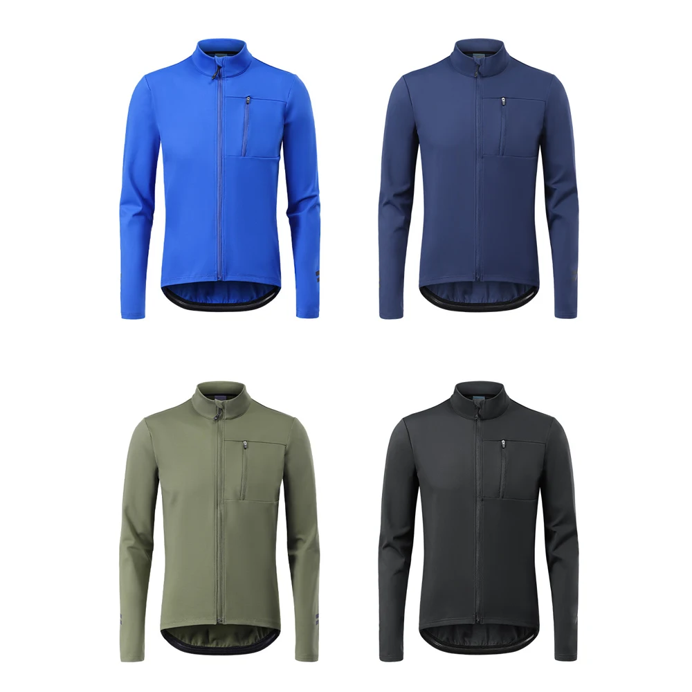 

Thermal Breathable Cycling Jacket Men Women Windproof Bike Jacket for Autumn Winter Moisture Wicking Sports Exercise Coat