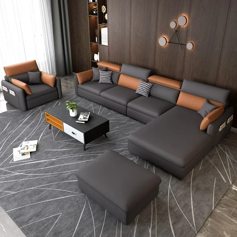 Luxury Black Living Room Sofas Large Relaxing Modern Recliner Lazy Sofas Daybed Japanese Divani Da Soggiorno Bedroom Furniture