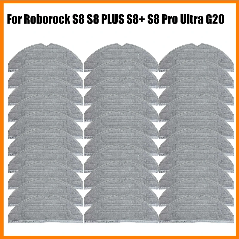 Mop Cloth for Roborock S8 PLUS S8+ S8 Pro Ultra G20 Robot Vacuum Cleaner Accessories Double Vibration Mop Pad Rags Parts