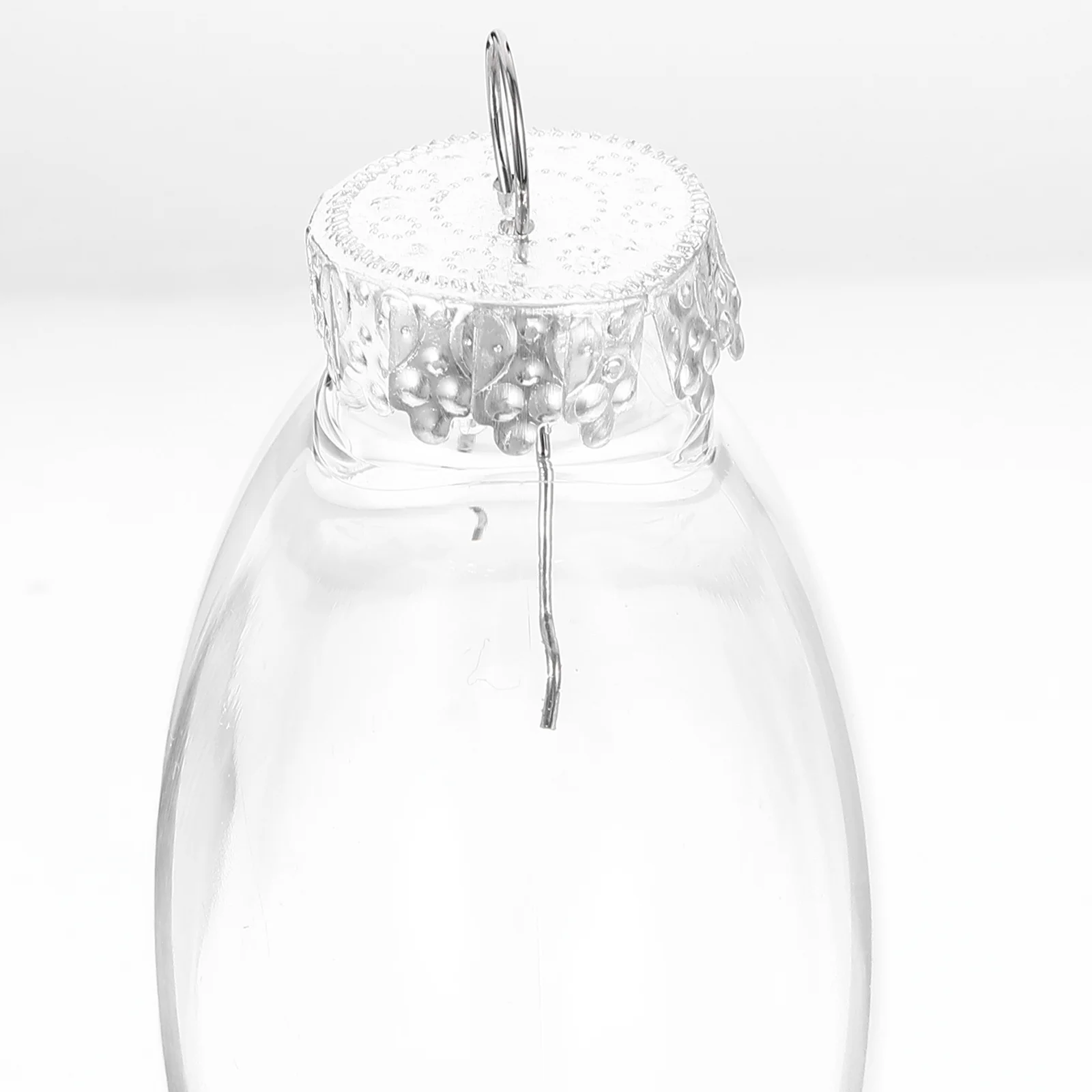 

12pcs Hollow Christmas Ball Clear Plastic 8cm Flat Round DIY Wedding Party Tree Hanging Ornaments Decorations