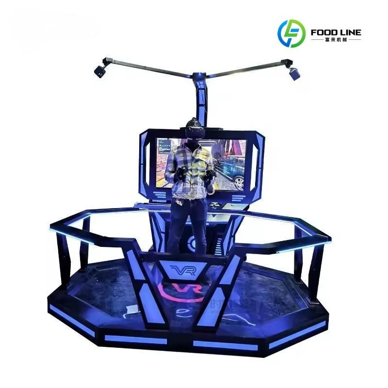 FL Wholesale Latest Technology Commercial Use Dancing Game Simulator VR Walking Space Platform Customized