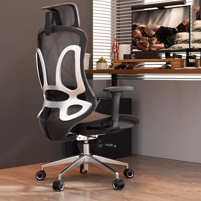 Study Ergonomic Comfy Office Chair Computer Home Luxury Modern Office Chair Black Mobile Cadeiras De Escritorio Furniture