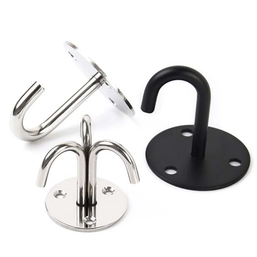 201/304 Stainless Steel Staple Ring Hook Ceiling Hanging Heavy Duty Ceiling Mount Hook Hardware Multi Purpose Storage Hooks Tool