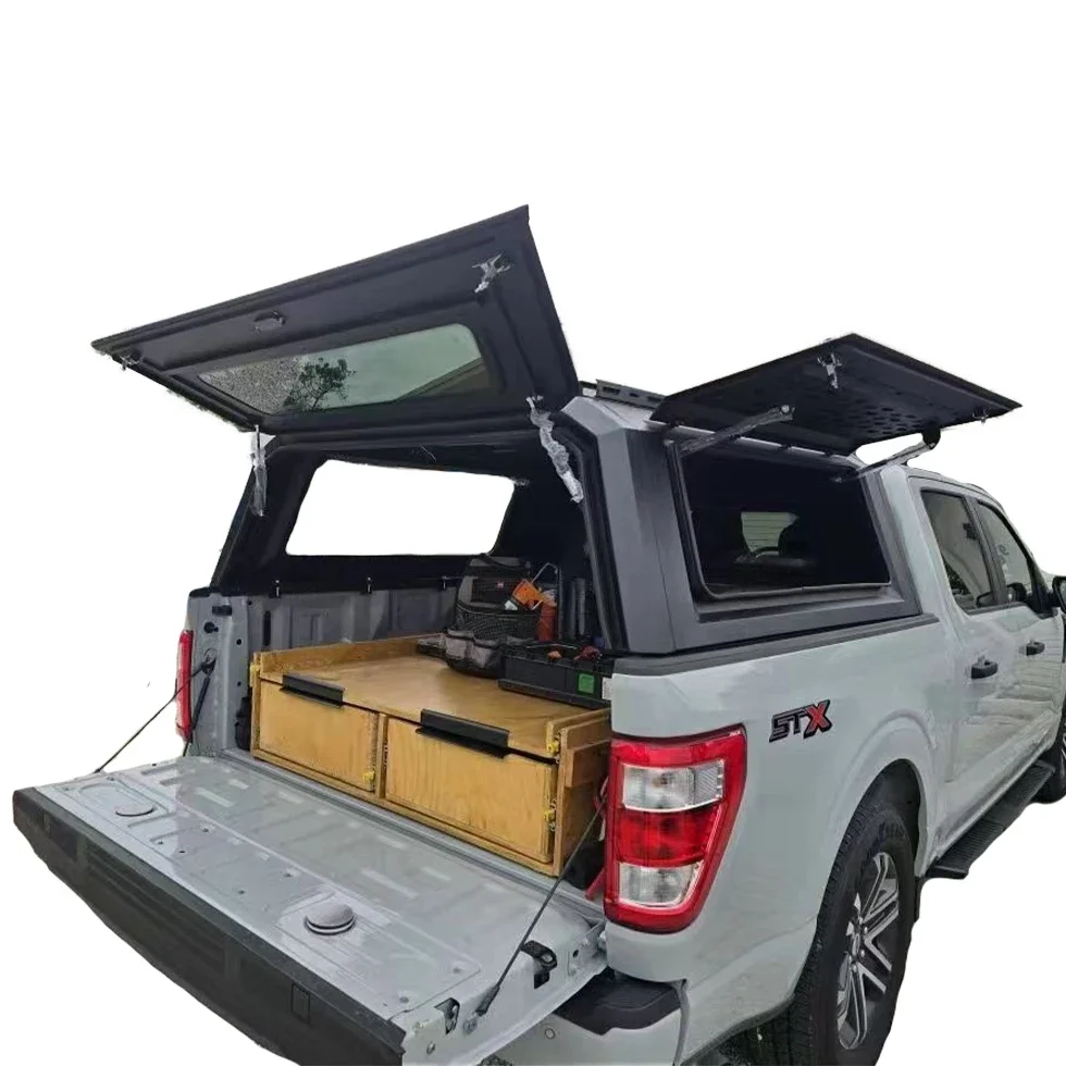 

Tailored Sizes 4x4 Auto Accessories Aluminum Hard Canopy for Tacoma Tundra Amarok Musso Anti Rusted Tonneau Bed Cover