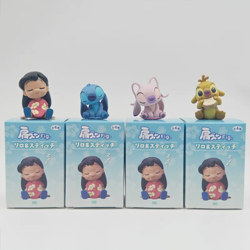 

Stitch Angel Reuben Lilo Pelekai Shoulder to Shoulder Anime Desktop Ornament Gift for Boys Girls Birthday