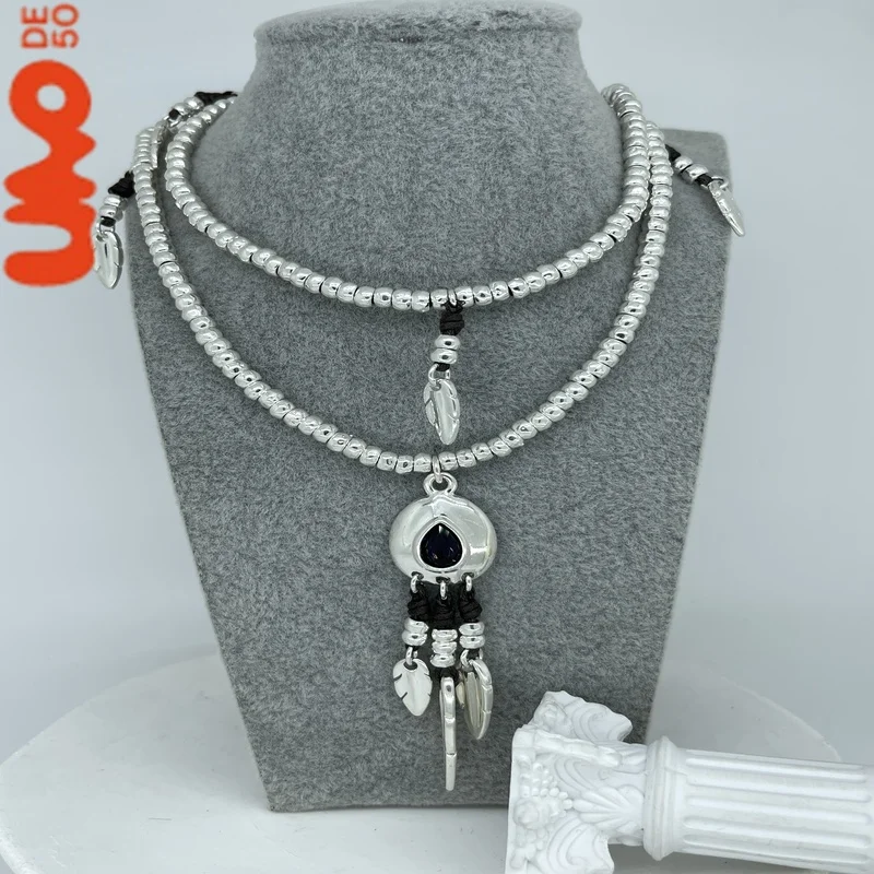 

2025 Best Selling Exquisite High Quality UNO DE 50 Fashion Classic 925 Necklace Jewelry Daily Collocation Holiday Romantic Gifts