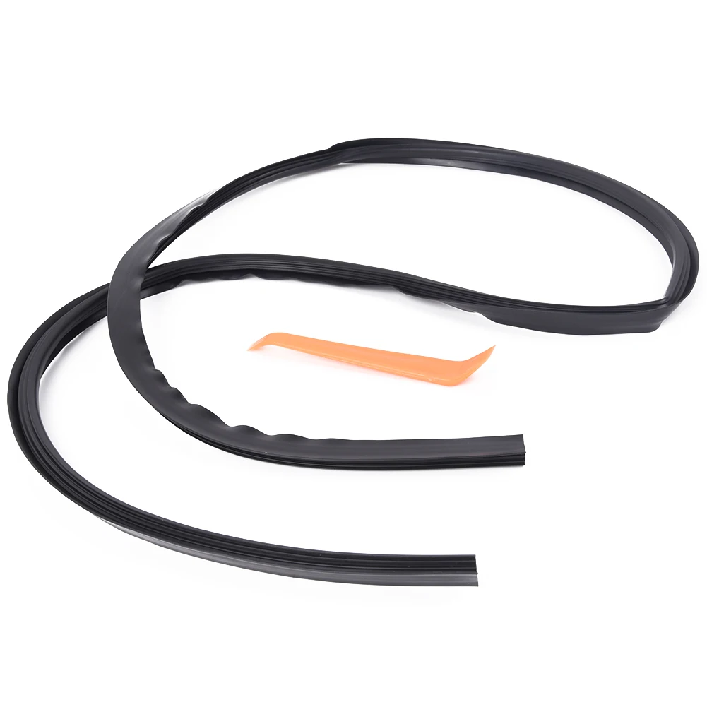 Car Rubber Sound Seal Strip 1.6M U-Type Dashboard Edges Sealing Strips Car Dashboard Sealing Strip With Tool Accessori Auto