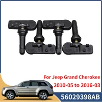 56029398AB para 2010-2016 Jeep Grand Cherokee Alfa Romeo Giulietta Chrysler Town & Country Sensor de Monitor de presión de neumáticos 4 Uds TPMS