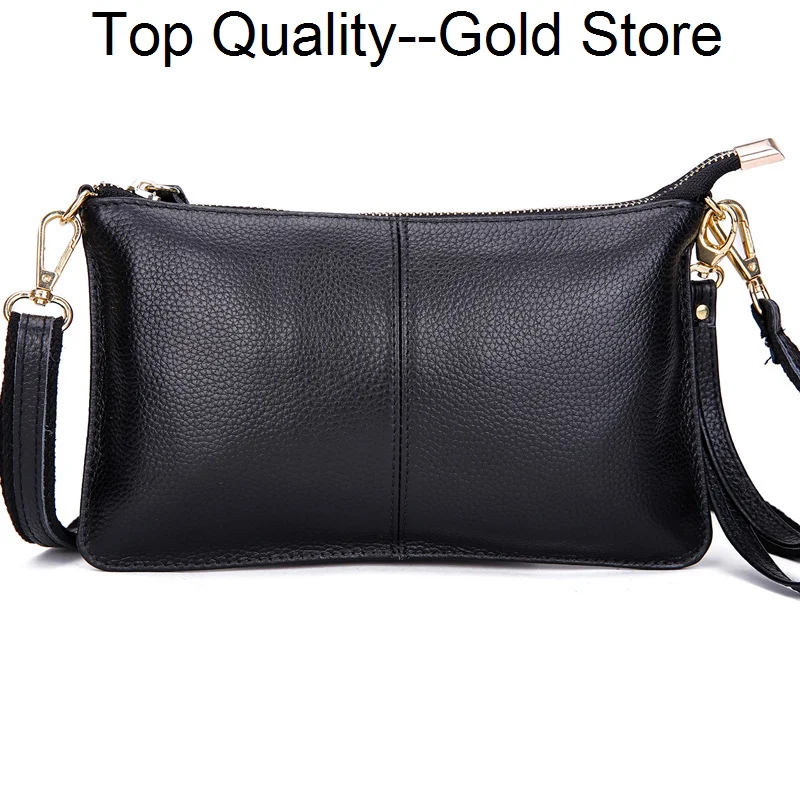 

Fashion Genuine Leather Women Shoulder Bag Luxury Designer Handbag Clutch Travel Crossbody s Bolso Mujer Women's 966