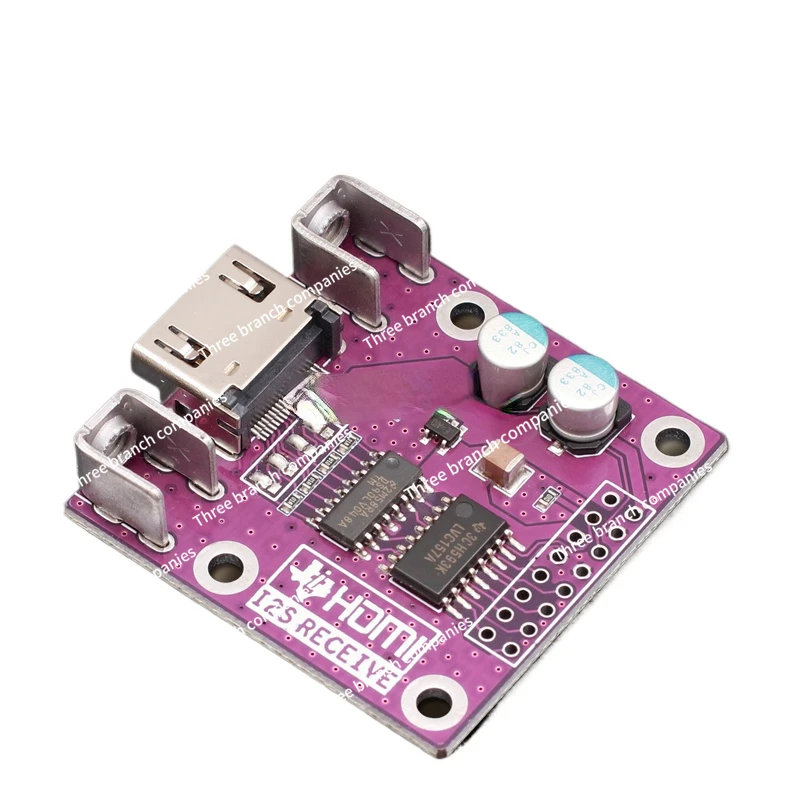 HDMI I2S Receiving Board Module HDMI to I2S Differential I2S Signal Conversion DAC Decoder