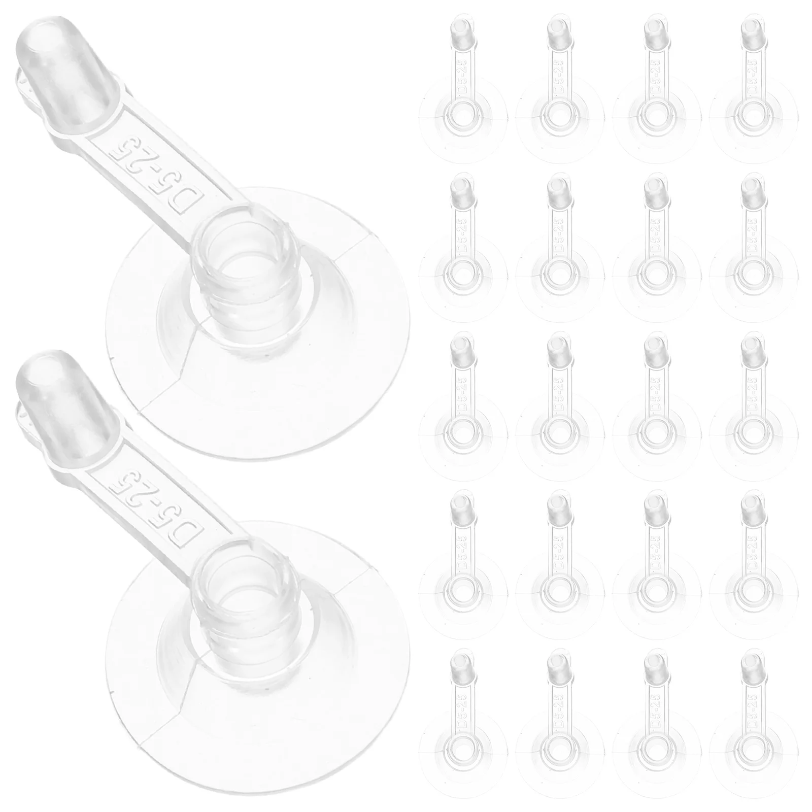 50Pcs Air Pump Nozzle with Sealing Lid Inflatable Pillow Pump Adapter Foot Inflator Nozzle Replacement for Camping Inflating