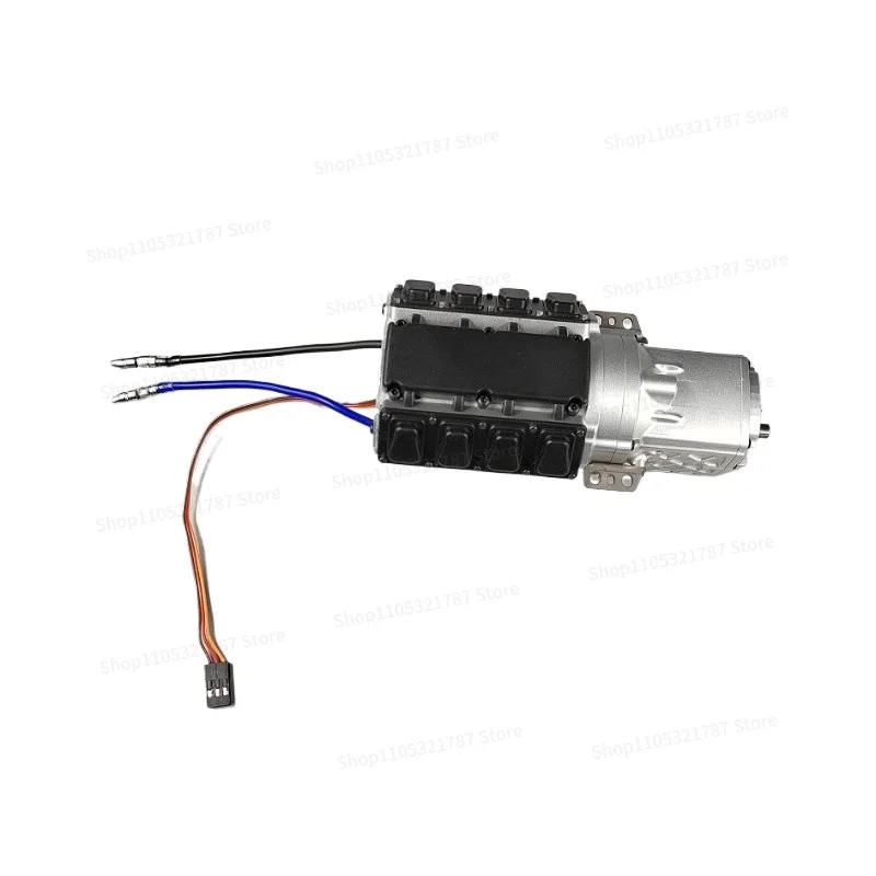 For 1/14 Tractor Mud Head Metal 2 Gear Gearbox Transmission