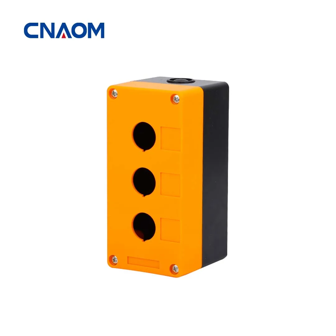 

CNAOM Waterproof Button Box Switch Control Box 12345 hole Industrial Switch Indicator Box 22mm