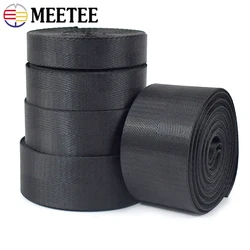 1/2/3/5Meters 20-50mm Black Nylon Webbings Tape For Bags Handbag Strap Ribbon Safety Belt Bias Binding DIY Backpack Accessories