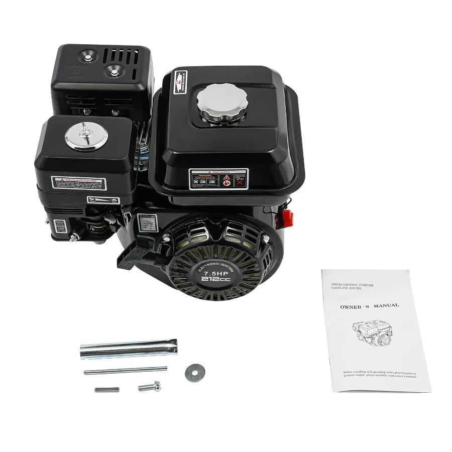 Benzinmotor Standmotor Kartmotor 4-Takt-Motor 7,5 PS Stationmotor 20 mm Wave Industriemotor Motor Ersatzmotor – Detail 11