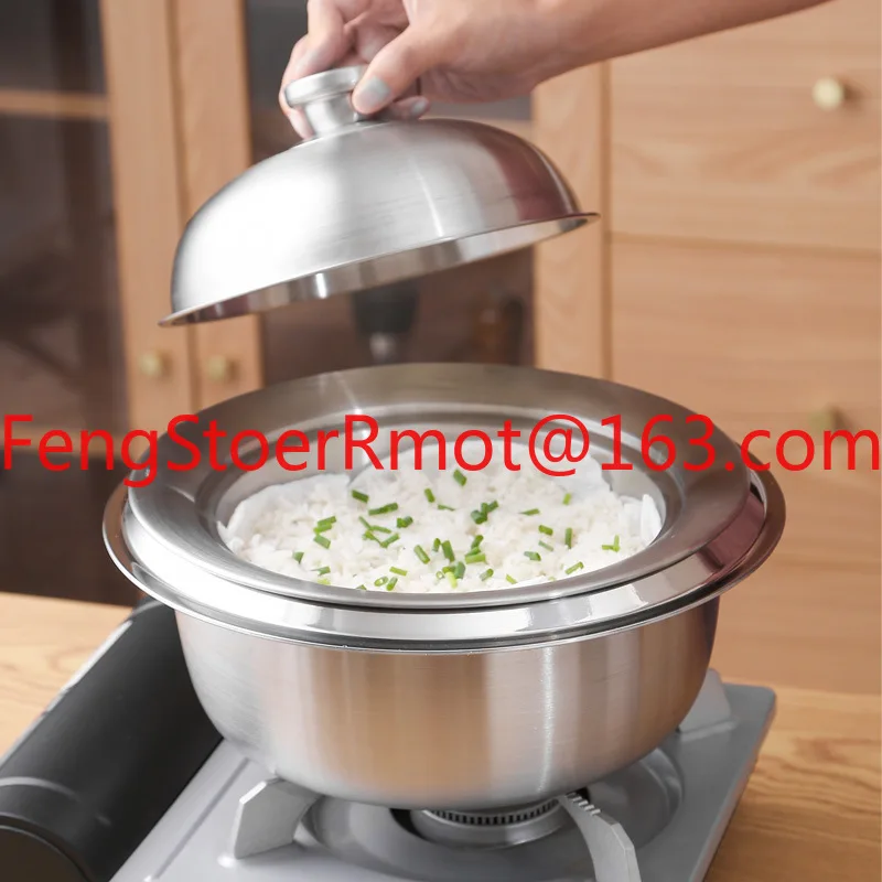 304 flying saucer steamer steamer plate thickened multi-layer household steamer suitable for 20-26cm pot